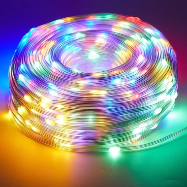 Cuộn LED hạt gạo 30M/100M đa chế độ nháy, IP65 chống nước, trang trí Noel Tết, giá 118k