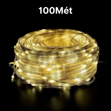 Cuộn LED hạt gạo 30M/100M đa chế độ nháy, IP65 chống nước, trang trí Noel Tết, giá 118k 8