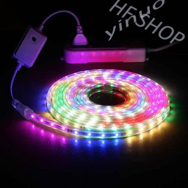 Cuộn LED nháy 7 màu 20-30M bọc silicon chống nước - Trang trí cây, ban công, ngoài trời, giá 40.454₫