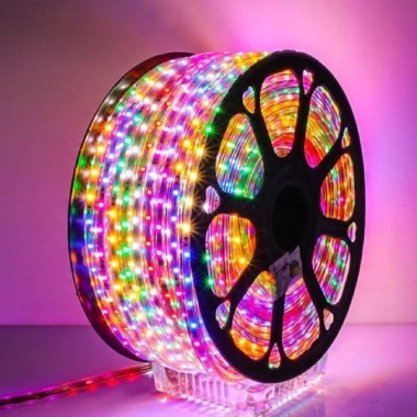 Cuộn LED nháy 7 màu 20-30M bọc silicon chống nước - Trang trí cây, ban công, ngoài trời, giá 40.454₫