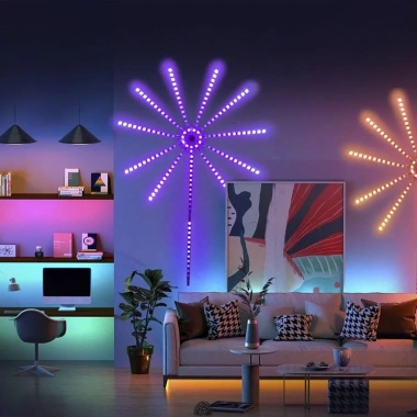 Cuộn LED Phaoo Hoa Nháy Âm Thanh, APP + Remote, Trang Trí Phòng – 130.000đ 2