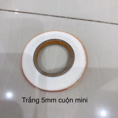 Cuộn mếch keo chống bai bản 6mm 10mm đen trắng - Giá chỉ 5.000đ, giảm mạnh 5