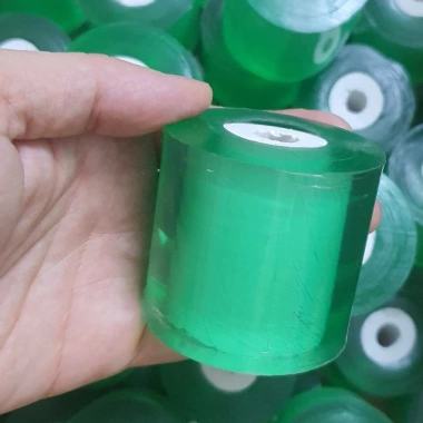 Cuộn ni lông nilong ủ kem màu xanh rộng 5cm - Hàng y hình giá ưu đãi 24.000đ