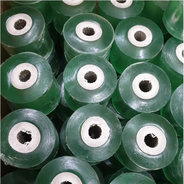 Cuộn ni lông nilong ủ kem màu xanh rộng 5cm - Hàng y hình giá ưu đãi 24.000đ 6 Cuộn ni lông nilong ủ kem màu xanh rộng 5cm - Hàng y hình giá ưu đãi 24.000đ 6