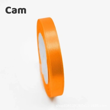 Cuộn ruy băng lụa trơn 1cm x 22m - Giá 20.000₫, bền, dẻo, dễ cắt, dành cho thủ công 9