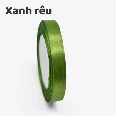 Cuộn ruy băng lụa trơn 1cm x 22m - Giá 20.000₫, bền, dẻo, dễ cắt, dành cho thủ công 13