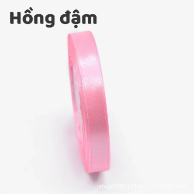 Cuộn ruy băng lụa trơn 1cm x 22m - Giá 20.000₫, bền, dẻo, dễ cắt, dành cho thủ công 21