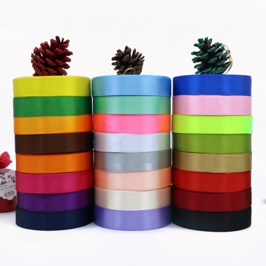 Cuộn Ruy Băng Lụa Trơn Bản 2cm - Giá 15.000đ, dẻo mềm, đa dụng, chất lượng cao 2