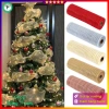 Cuộn ruy băng Noel 9m lưới hoa nơ Trang trí lễ hội, giá ưu đãi 35.000₫
