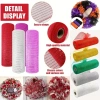 Cuộn ruy băng Noel 9m lưới hoa nơ Trang trí lễ hội, giá ưu đãi 35.000₫ 8