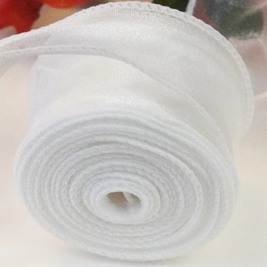 Cuộn ruy băng voan sóng không lõi 4cm x9m - Trang trí bó hoa, hộp quà, giá 10.500đ 9