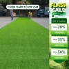 Cuộn thảm cỏ nhân tạo 2x25m đế bạt 2cm Trang trí sự kiện giá ưu đãi 1.66 triệu