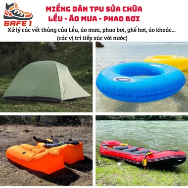 Cuộn TPU trong suốt dẻo dai - Bám dính tốt, chống thấm, sửa lều, áo mưa, bạt 2