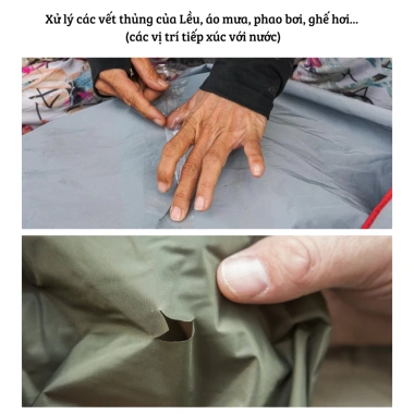 Cuộn TPU trong suốt dẻo dai - Bám dính tốt, chống thấm, sửa lều, áo mưa, bạt 6