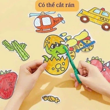 Cuộn tranh tô màu 3m cho bé - Giá 49.000đ, giảm từ 59.290đ, kích thước lớn, kích thích sáng tạo 3 Cuộn tranh tô màu 3m cho bé - Giá 49.000đ, giảm từ 59.290đ, kích thước lớn, kích thích sáng tạo 3