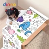 Cuộn tranh tô màu Dinno 3m cho bé - Nhiều chủ đề, giấy dày dặn cao cấp, dán tường, 35.000 VND