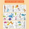 Cuộn tranh tô màu Dinno 3m cho bé - Nhiều chủ đề, giấy dày dặn cao cấp, dán tường, 35.000 VND 9