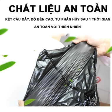 Cuộn túi đựng rác siêu dẻo dai tự phân hủy sinh học – Bảo vệ môi trường, tặng túi lọc, chỉ 10.200₫ 3