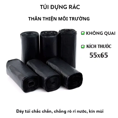 Cuộn túi đựng rác siêu dẻo dai tự phân hủy sinh học – Bảo vệ môi trường, tặng túi lọc, chỉ 10.200₫ 4