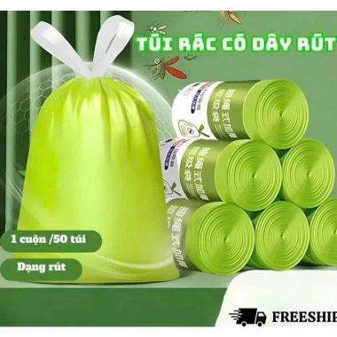 Cuộn Túi Rác Rút Dây GREEN CLEAN 45x45cm 50 Túi – Thơm, Chống Rò Rỉ, Giá 32.000₫ 7 Cuộn Túi Rác Rút Dây GREEN CLEAN 45x45cm 50 Túi – Thơm, Chống Rò Rỉ, Giá 32.000₫ 7