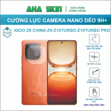 Cường lực Nano dẻo cho IQOO Z9, Z10 Turbo & Pro - Không sứt mẻ, giá 11.500₫