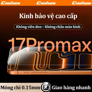 Cường lực trong suốt HD cho iPhone 12-15, 13-17 Pro Max, X/XS/XR - Giá 39.800₫