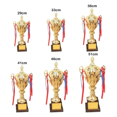 Cúp vô địch NAMSHEVA 1 chiếc - Vàng nhựa khắc, tùy chỉnh, cỡ 29‑51cm, quà lưu niệm