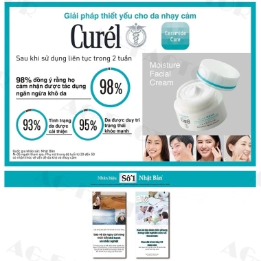 CUREL Combo Dưỡng Da Khô Nhạy Cảm - Kem Đậm Đặc 40g + Dầu Rửa Mặt Không Xà Phòng 150ml