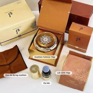 Cushion Hàn Cao Cấp The History Of Whoo Essence SPF50+ PA+++ Kèm Lõi Refill và Cọ 1.05tr