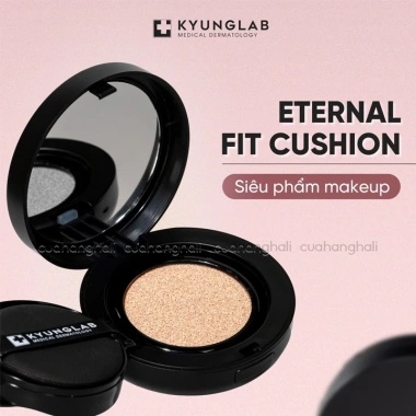 Cushion KyungLab Eternal Fit 14g - Lớp nền mịn lì, kiềm dầu cao, SPF 50+, giảm giá 590k 3 Cushion KyungLab Eternal Fit 14g - Lớp nền mịn lì, kiềm dầu cao, SPF 50+, giảm giá 590k 3