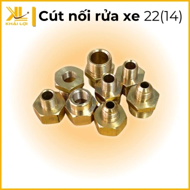 Cút Nối Ren Rửa Xe 14mm - Độ bền cao, giá ưu đãi 15.000 VND, bảo vệ xe sạch bóng Cút Nối Ren Rửa Xe 14mm - Độ bền cao, giá ưu đãi 15.000 VND, bảo vệ xe sạch bóng