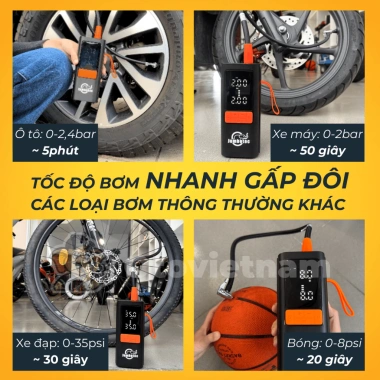 Cứu Hộ Lốp Xe Otovietnam B03 + Nấm Vá Jumbotec – Bơm Điện Tử, Không Ruột, 1.339.000₫ 5