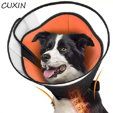 CUXIN Cổ Chống Cắn Thú Cưng - Nón Nhẹ Thoáng Khí, An Toàn, Điều Chỉnh và Hỗ Trợ Phục Hồi Cổ Cho Chó - Giá 156,708₫