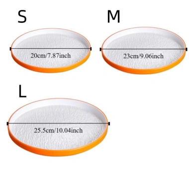 CUXIN Đĩa Thực Phẩm Phương Tây Melamine Chịu Nhiệt Dày Đĩa Bít Tết Tròn Hạt, Đĩa Salad Trái Cây, Giá Ưu Đãi 121.000₫