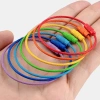 CUY 10 miếng sắt sống động - vít khóa, nhẫn DIY, phụ kiện trang sức, móc khóa, giá 55.719₫ 5