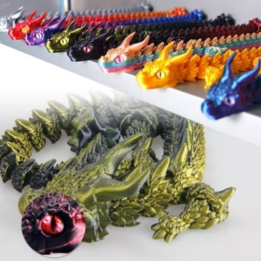 Cuy Khớp Nối Rồng Fidget 3D Đồ Chơi Giảm Căng Thẳng Bền Đẹp Văn Phòng Nhà Du Lịch