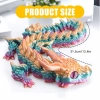 Cuy Khớp Nối Rồng Fidget 3D Đồ Chơi Giảm Căng Thẳng Bền Đẹp Văn Phòng Nhà Du Lịch 2