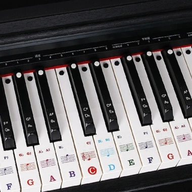 CUY Miếng Dán Bàn Phím Piano PVC Tháo Rời - Nhãn 88/61/54 Phím Giá Ưu Đãi 57.090₫