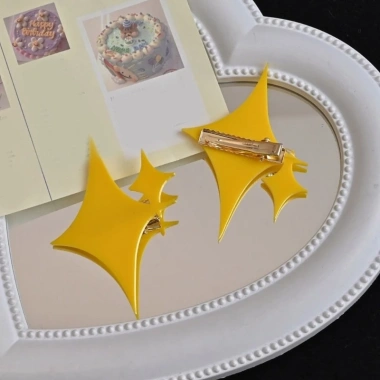 CUY Star Kẹp Tóc Nữ Thời Trang Hợp Kim Acrylic - Phụ Kiện Tóc Sang Trọng Dành Cho Tiệc, Giá Ưu Đãi 33.156 VND
