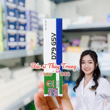 D79 GSV Kem giảm mụn trứng cá, mụn lưng, dày sừng nang lông 15g - Giá 299.000 6