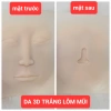 Da 3D trắng và hồng luyện tập phun xăm - Giá ưu đãi 13.500đ, chuẩn thi lấy giải 4