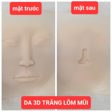 Da 3D trắng và hồng luyện tập phun xăm - Giá ưu đãi 13.500đ, chuẩn thi lấy giải 4