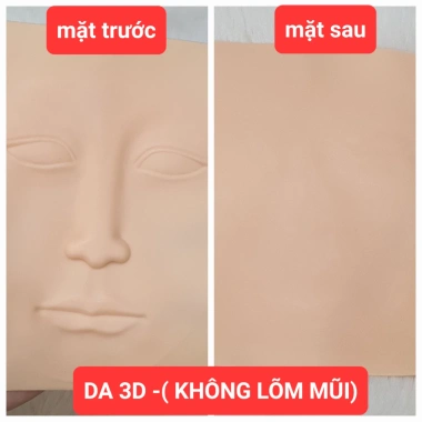 Da 3D trắng và hồng luyện tập phun xăm - Giá ưu đãi 13.500đ, chuẩn thi lấy giải 7
