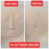 Da 3D trắng và hồng luyện tập phun xăm - Giá ưu đãi 13.500đ, chuẩn thi lấy giải 10