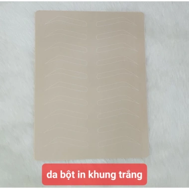 Da bột in khung mày sẵn - Luyện tập phun xăm mày, sợi mày Sexybrows, giá ưu đãi 13.500 VND