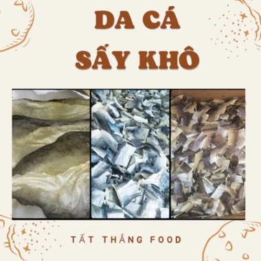 Da cá hồi sấy khô 1kg chưa qua chế biến - Ngon, tươi, giảm giá 90.000 VND