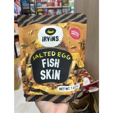 Da cá lắc trứng muối Singapore Irvins - Giàu protein, 210g - Giá 695.000đ