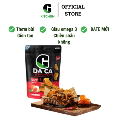 Da cá vị trứng muối cay tiêu đen G Kitchen 50g/25g - Giao toàn quốc, chỉ 21.850₫ 4