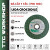 Đá cắt đa năng cá sấu xanh Lida 1 tấc - Đá cắt sắt, đá cắt 1 tấc thông dụng, cắt cực mượt, bền, chất lượng cao, giá ưu đãi 77.700₫