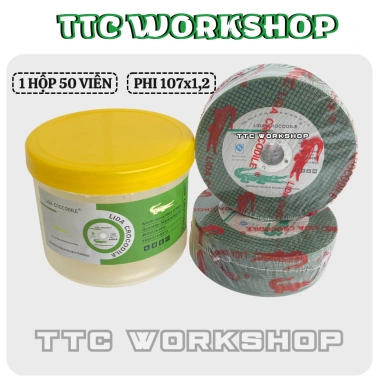 Đá cắt đa năng cá sấu xanh Lida 1 tấc - Đá cắt sắt, đá cắt 1 tấc thông dụng, cắt cực mượt, bền, chất lượng cao, giá ưu đãi 77.700₫
